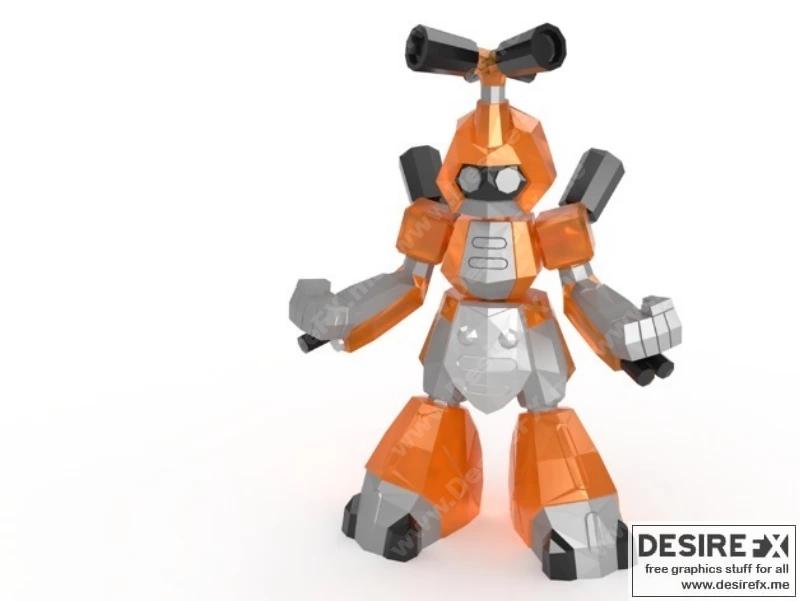 Medabots - Metabee - 3D打印模型|Medabots – Metabee – 3D Print Model STL