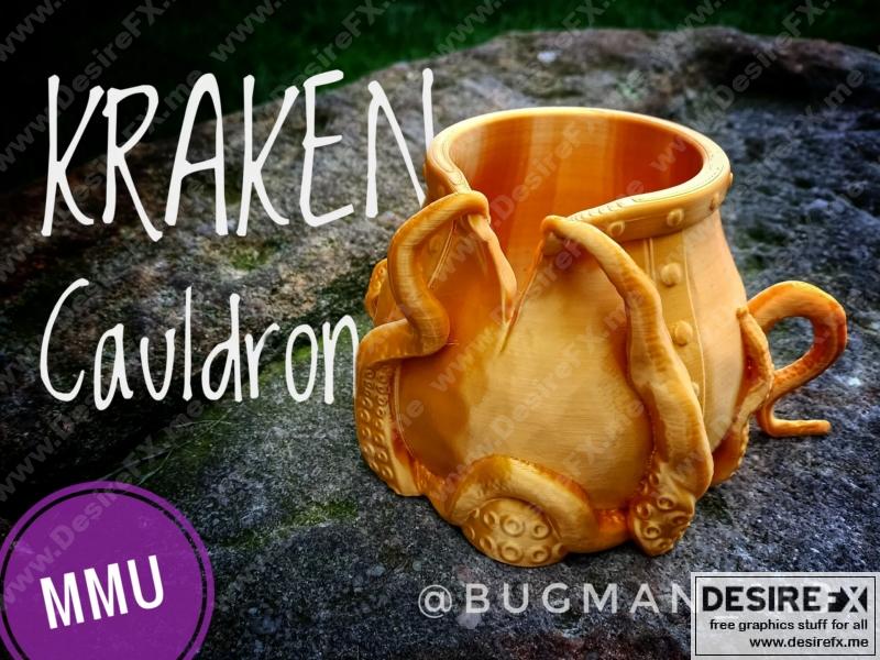 KRAKEN – 炉鼎 – 3D打印模型|KRAKEN – Cauldron – 3D Print Model STL