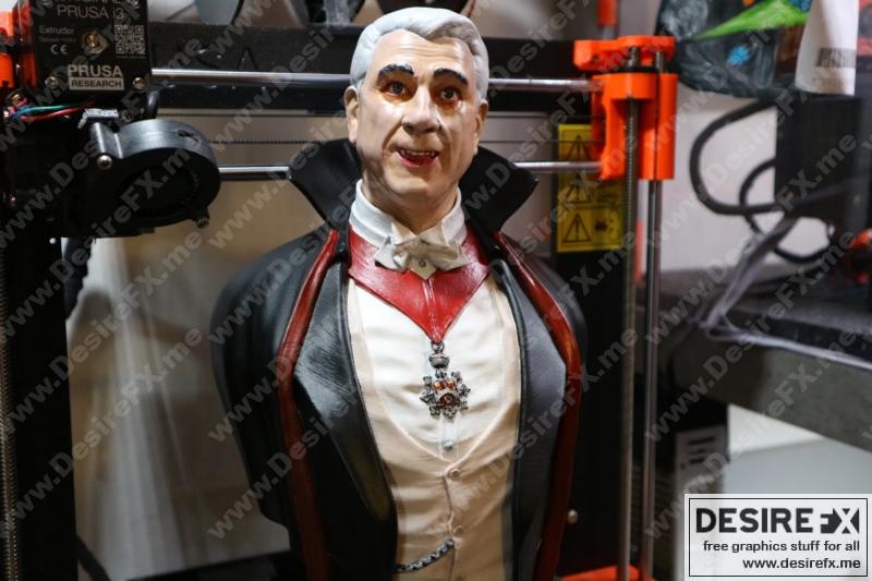 Count Dracula 3D打印模型|Count Dracula – Leslie Nielsen – 3D Print Model STL