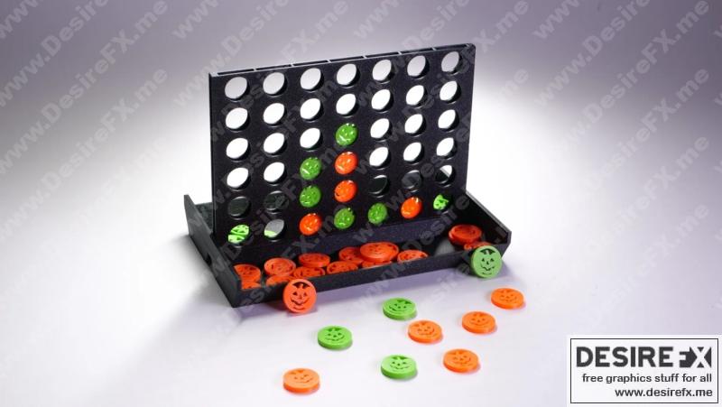 连四棋 - 3D打印模型 STL|Connect 4 – Board game – 3D Print Model STL