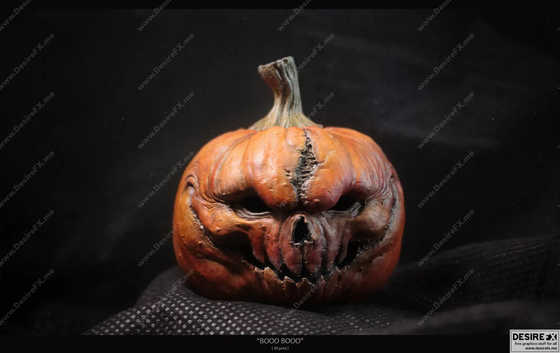 Booo Booo 3D打印模型集：动漫游戏角色可打印造型|Booo Booo