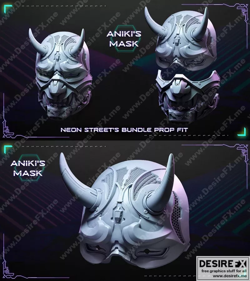 Anikis面具 - 3D打印模型STL|Anikis Mask – 3D Print Model STL