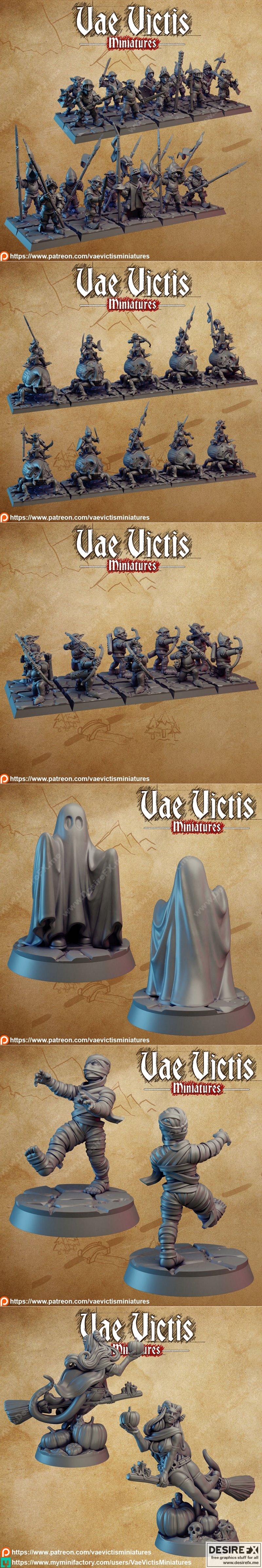 VaE Victis迷你模型十月2022款 3D打印STL|Vae Victis Miniatures October 2022 – 3D Print Model STL