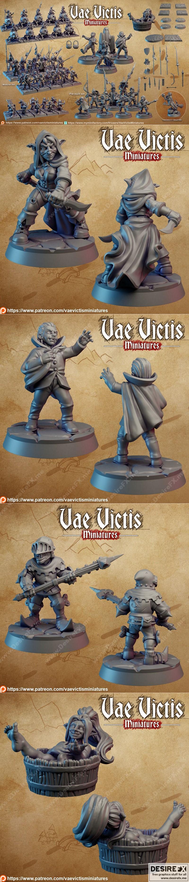 VaE Victis迷你模型十月2022款 3D打印STL|Vae Victis Miniatures October 2022 – 3D Print Model STL