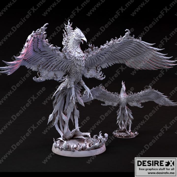 凤凰 - 3D打印模型 STL|Phoenix – 3D Print Model STL