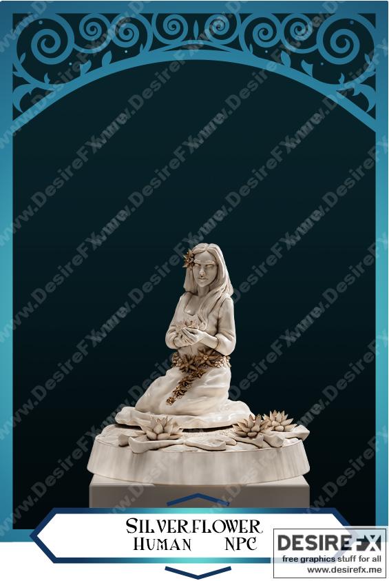 银花——3D打印模型|Silverflower – 3D Print Model STL