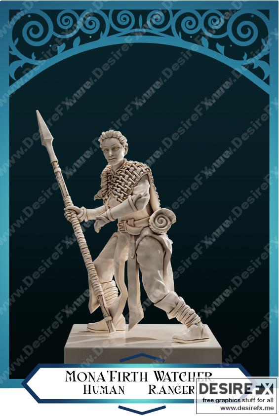 Mona’Firth 3D打印模型：Watcher|Mona’Firth Watcher – 3D Print Model STL