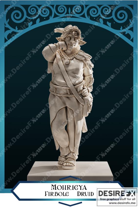 古诺尔德·费尔博格德鲁伊·3D打印模型|Gunnhild – Firbolg Druid – 3D Print Model STL