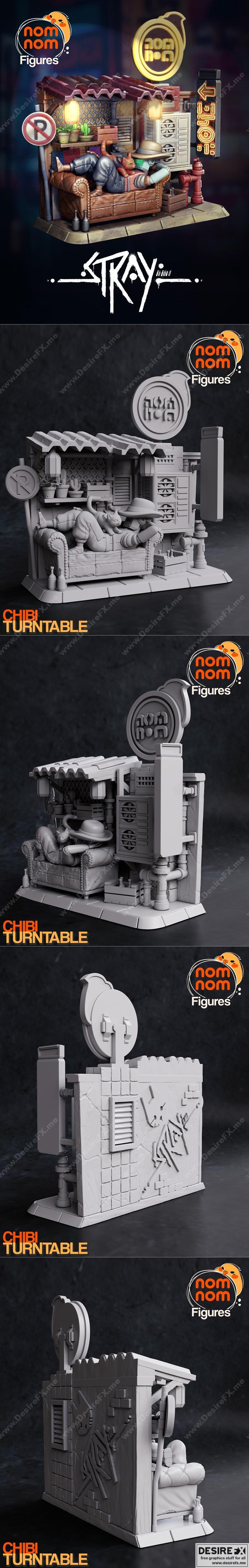 小猫奇遇记——《流浪》3D打印模型|Chibi Cat from Stray – 3D Print Model STL