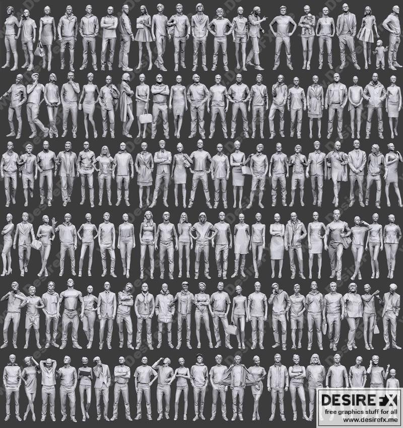 民用人物-3D打印模型-STL文件|Civilian People – 3D Print Model STL