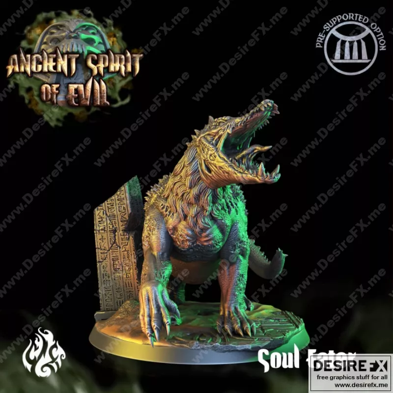 灵魂斗士 3D打印模型|Soul Eater – 3D Print Model STL