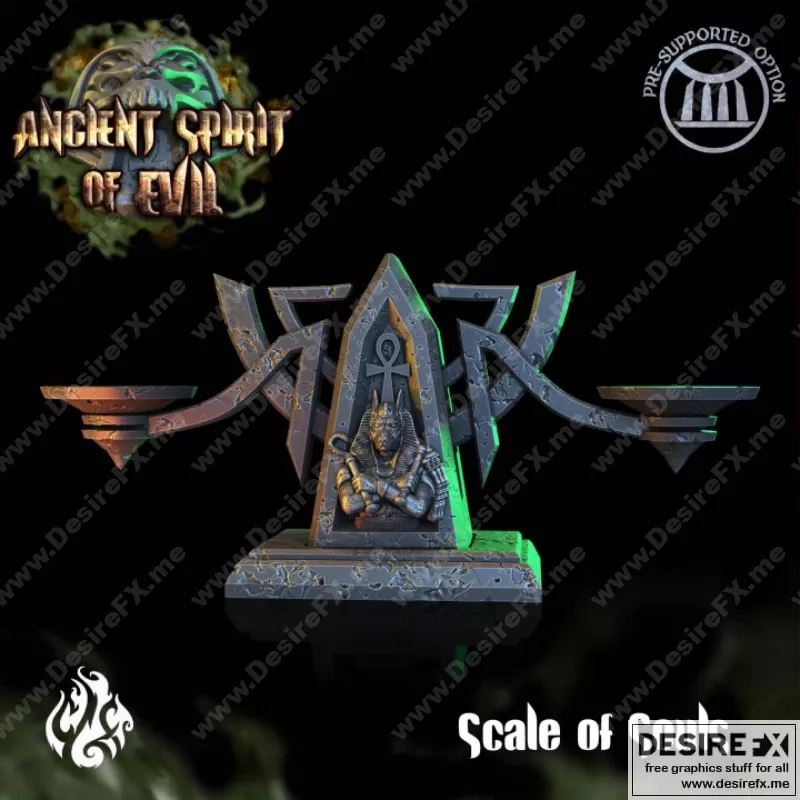 灵魂之尺度——3D打印模型|Scale of Souls – 3D Print Model STL