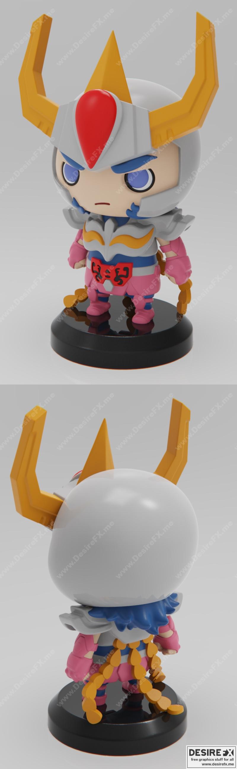 PlaKit 凤凰座骑士 3D打印模型|PlaKit – Phoenix – Zodiac Knights