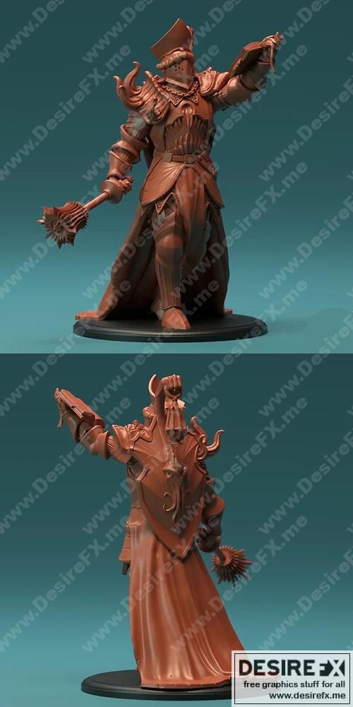 戈迪鲁·拉瓜拉——诺登教廷审问者 3D打印模型|Gwidrou Laragua – Inquisitor of the Ordo Nodens – 3D Print Model