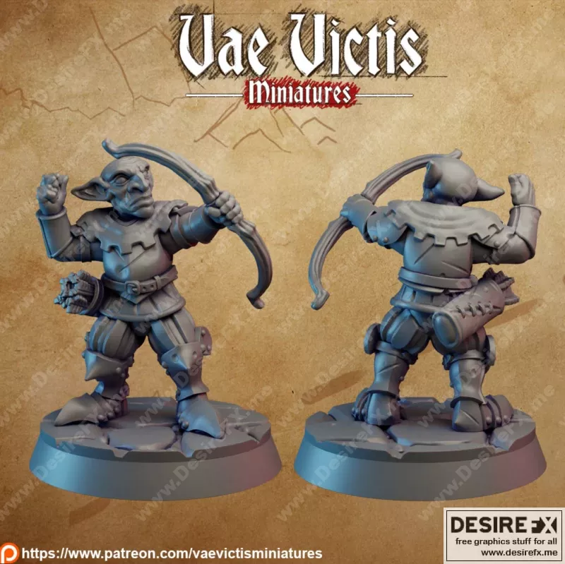 GOBLIN 08 - 3D打印模型：奇幻角色立体造型|GOBLIN 08 – 3D Print Model STL