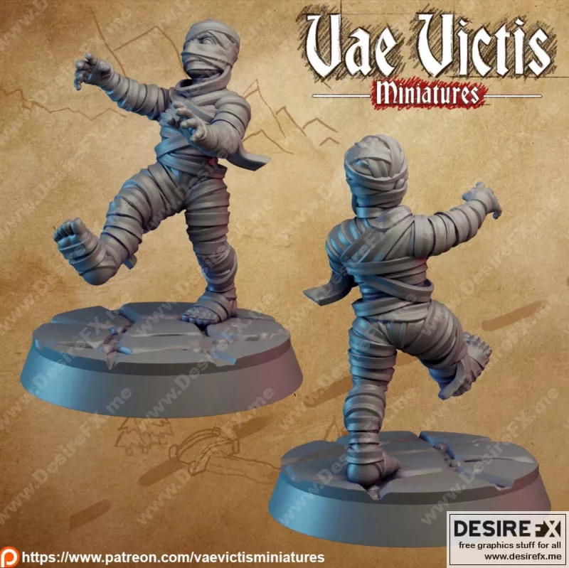 3D打印模型：妈妈角色动漫玩偶|MUMMY COSTUME KID – 3D Print Model STL