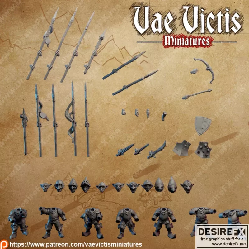 模块化小妖精——3D打印模型|MODULAR GOBLINS – 3D Print Model STL