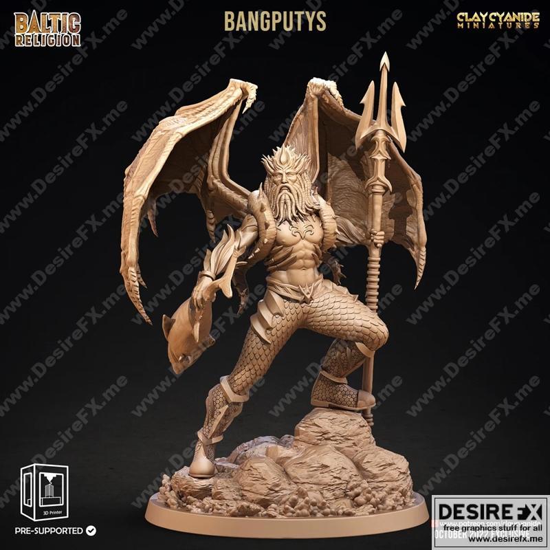 巴尔干神话 3D打印模型 STL|Bangputys Baltic Mythos – 3D Print Model STL