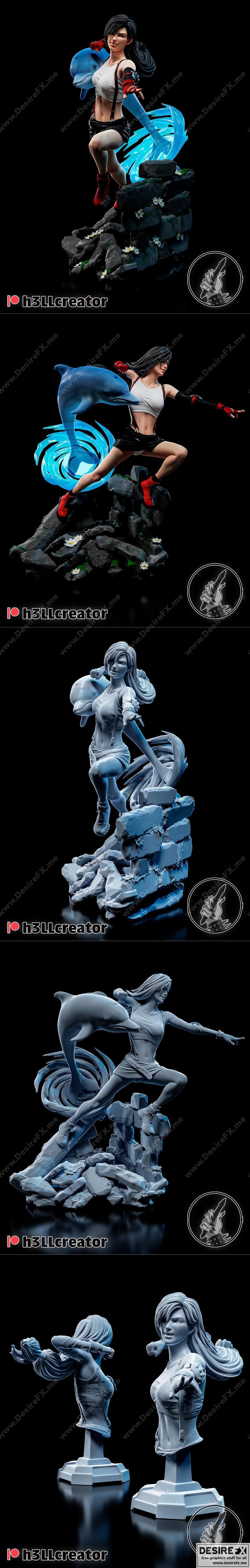 Tifa洛克哈特 3D打印模型|Tifa – H3LL Creator – 3D Print Model STL