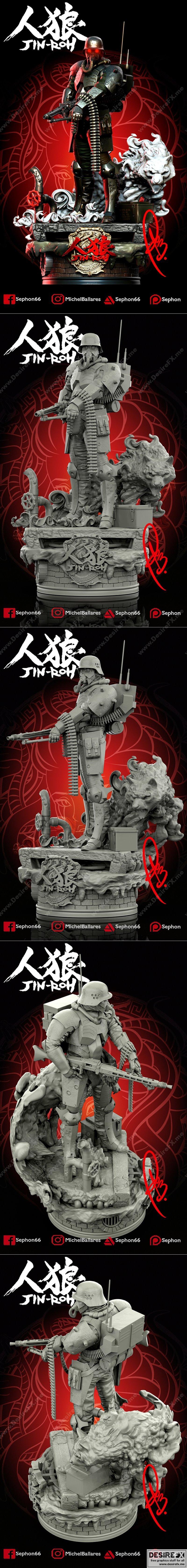 Creative Geek MB 所创《Jin Roh》3D打印模型|Jin Roh by Creative Geek MB – 3D Print Model STL