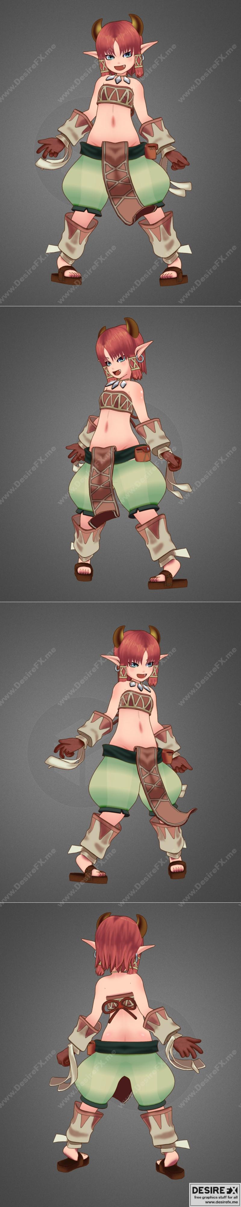 哥布林 - 3D打印模型 STL|Goblin – 3D Print Model STL