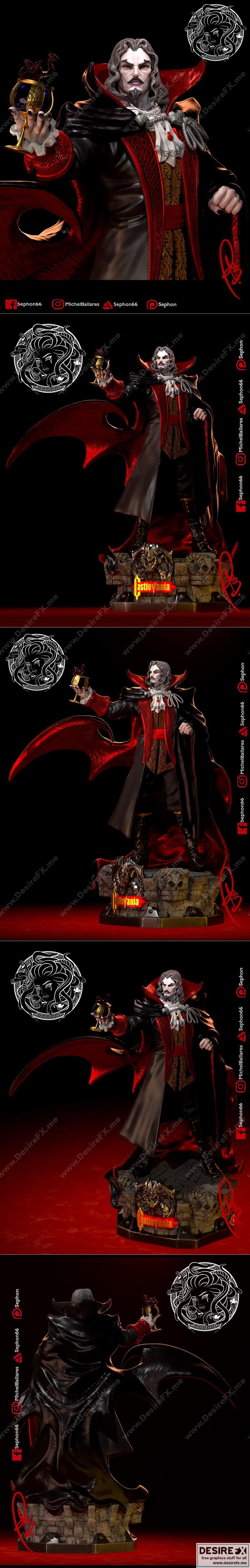 德古拉 3D打印模型 STL|Dracula by Creative Geek MB – 3D Print Model STL