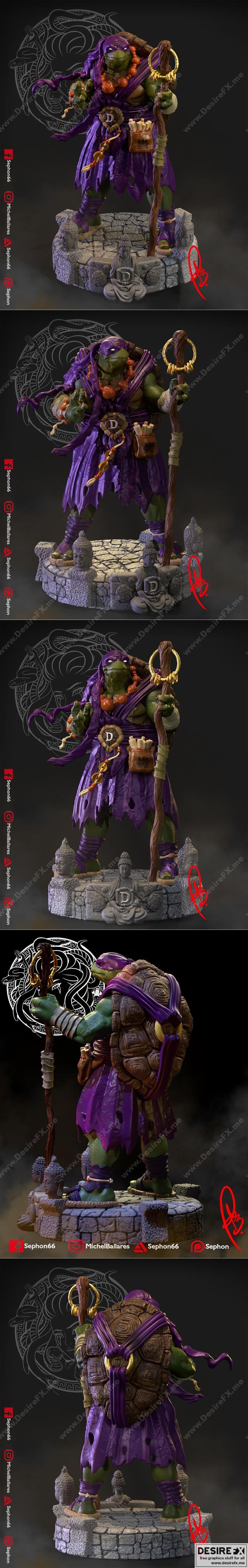 创意工匠工作室 - 丹内利奥 - 3D打印模型|Donatello by Creative Geek MB – 3D Print Model STL