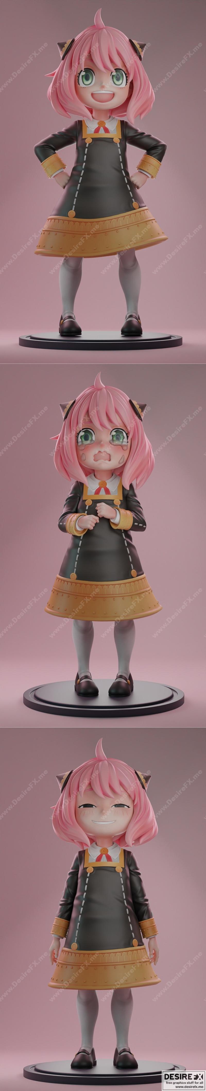 Rubim 3D打印模型|Anya Forger – Rubim – 3D Print Model STL