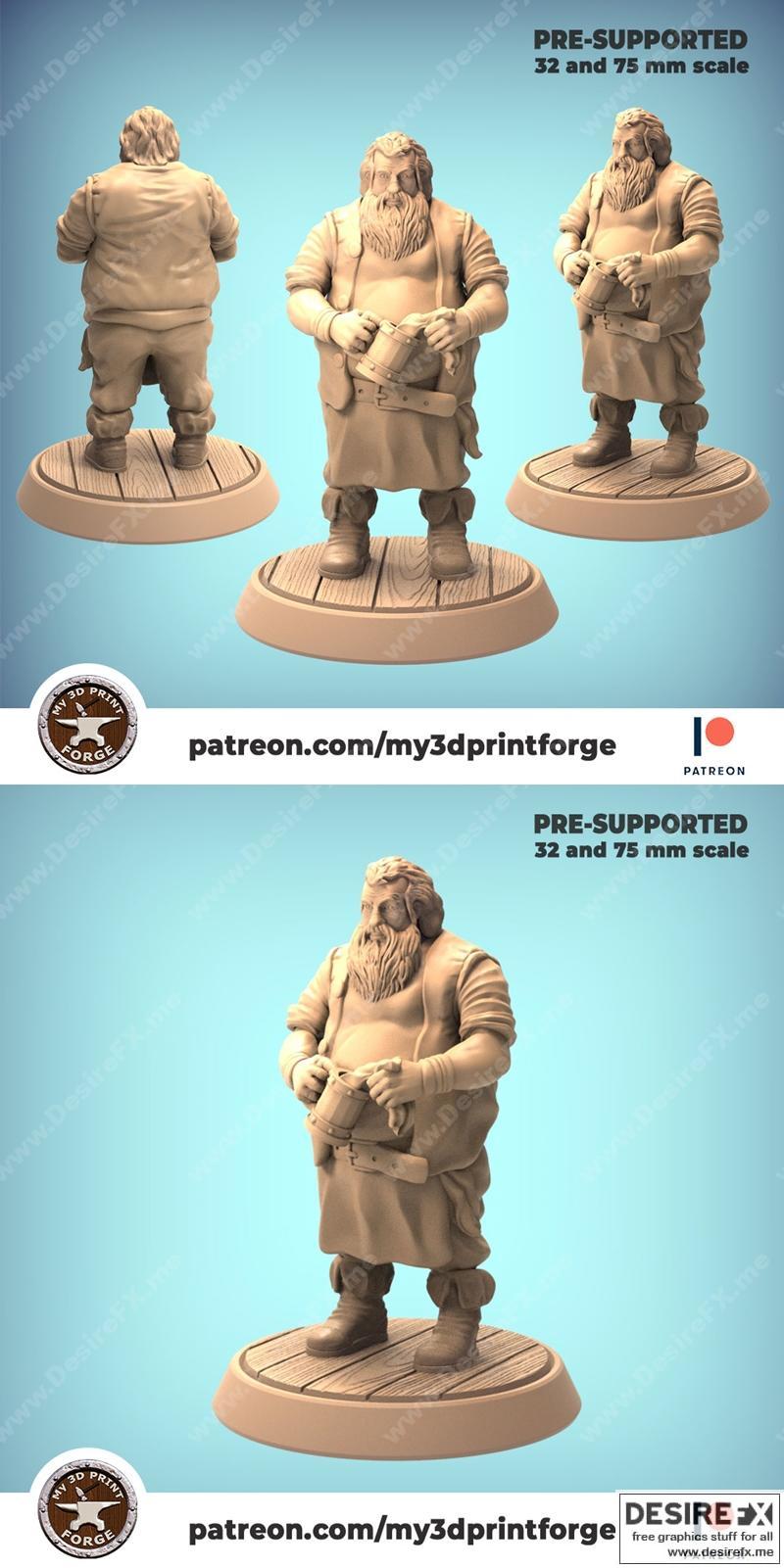 My3DPrintForge - 伊恩守护者 - 3D打印模型|My3DPrintForge – Innkeeper – 3D Print Model STL