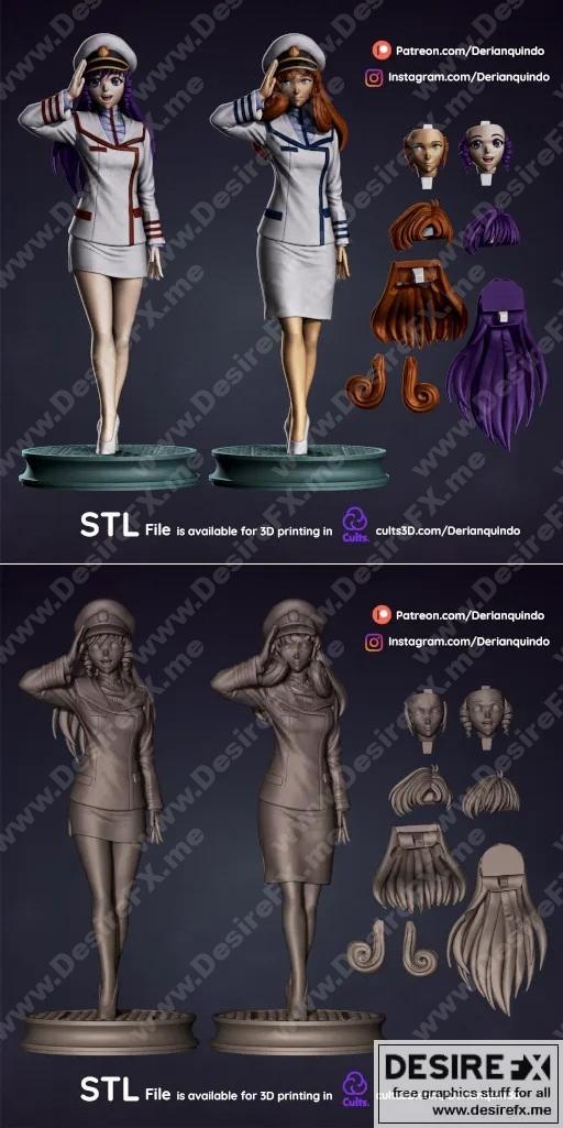 Minmay - Lisa - 3D打印模型|Minmay – Lisa – 3D Print Model STL