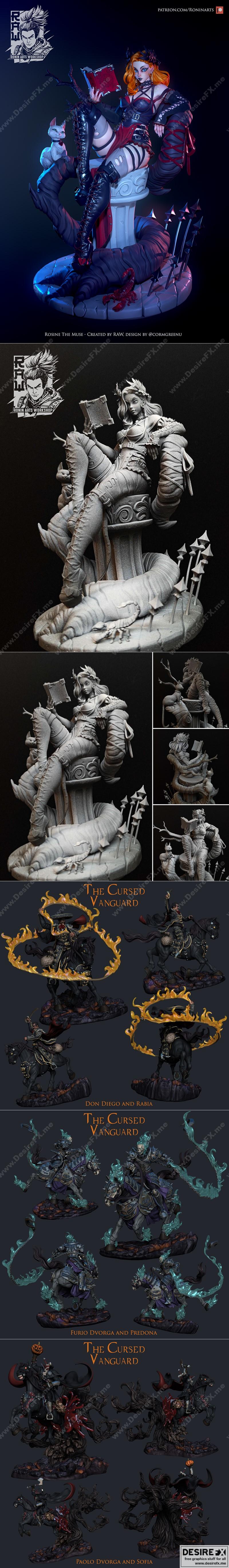 Ronin Arts Workshop RAW - M20十月2022款3D打印模型 STL|Ronin Arts Workshop RAW – M20 October 2022 – 3D Print Model STL