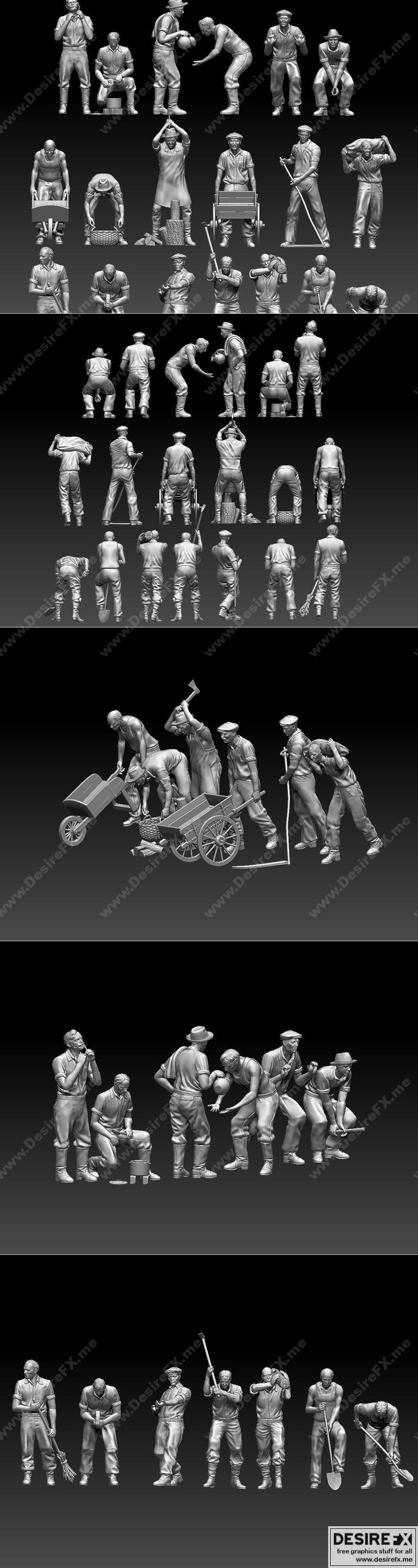 3D打印模型：钢铁侠手办造型|Workers – 3D Print Model STL