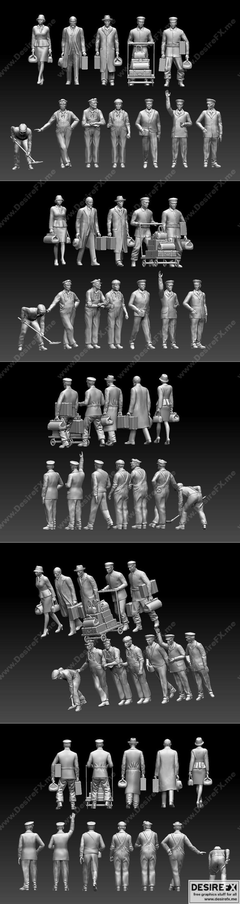 Ataff乘客 - 3D打印模型|Ataff Passengers – 3D Print Model STL