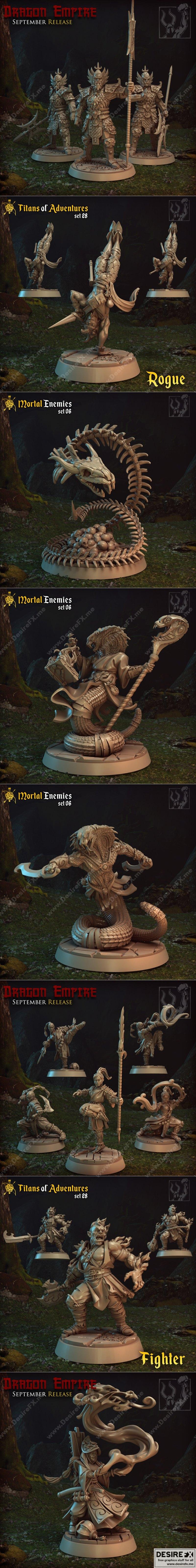 泰坦熔炉龙帝国 3D打印模型 STL|Titan Forge Dragon Empire 3 September 2022 – 3D Print Model STL