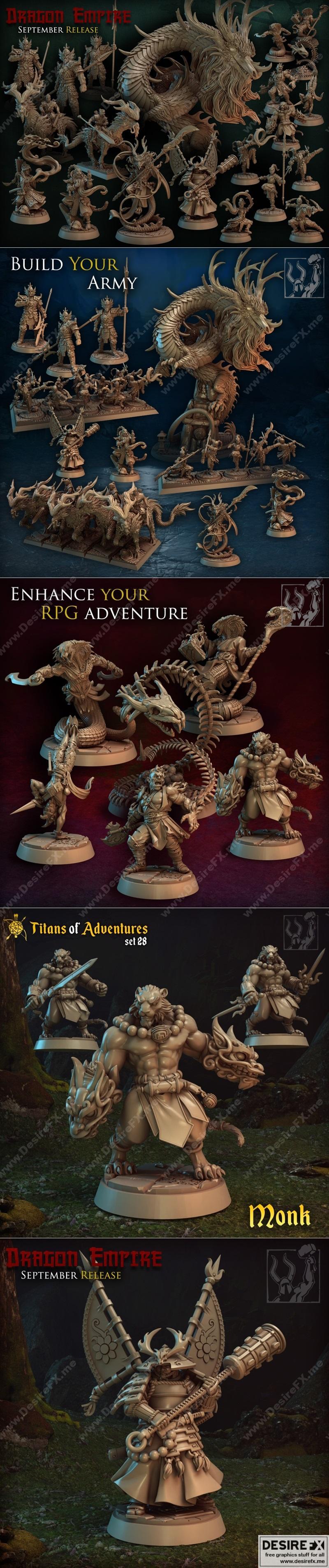 泰坦熔炉龙帝国 3D打印模型 STL|Titan Forge Dragon Empire 3 September 2022 – 3D Print Model STL