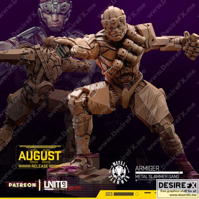 臂装者金属锤派 3D打印模型|Unit9 – Armiger – Metal Slammer Gang – 3D Print Model
