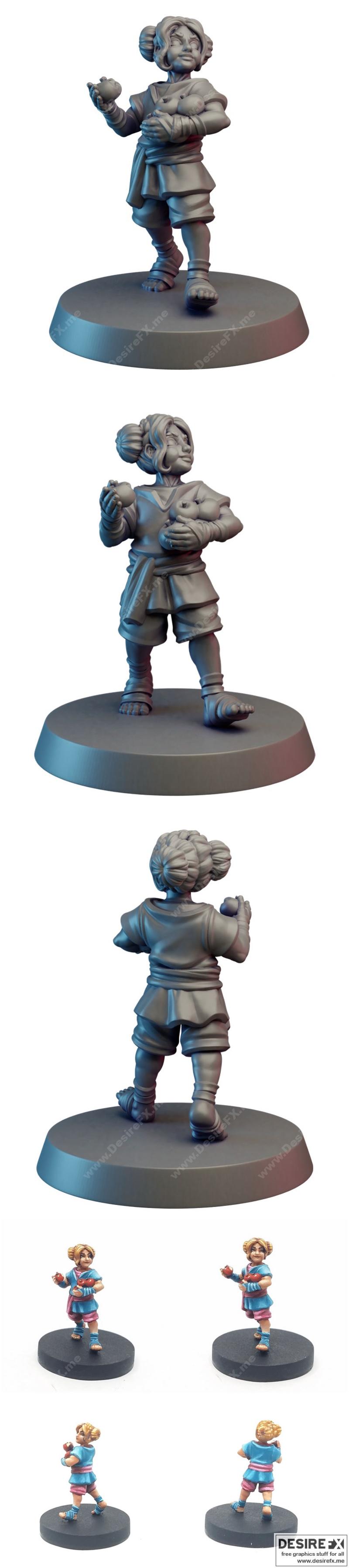瓦尔维特：修道院学徒 3D打印模型|Vae Victis – Monk Apprentice – 3D Print Model
