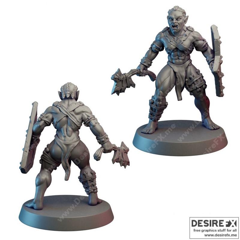 瓦尔维斯——奥尔克1——3D打印模型|Vae Victis – Orc 1 – 3D Print Model