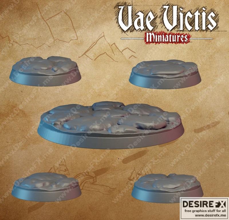 Vae Victis 3D打印模型：基地系列角色模型|Vae Victis – Bases – 3D Print Model