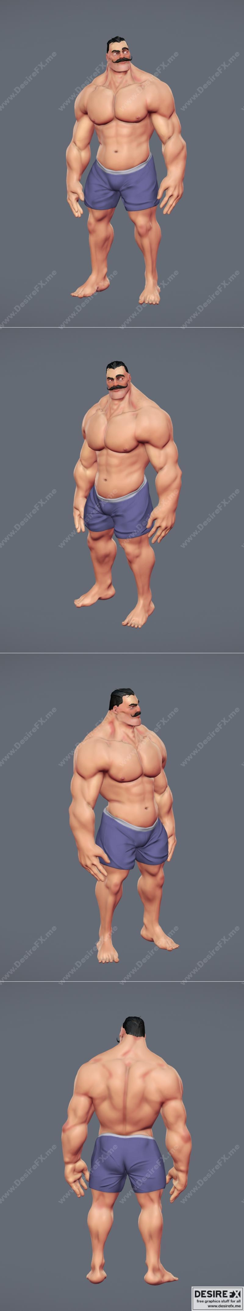 Mr.Man - 动漫角色3D打印模型|Mr.Man – 3D Print Model STL