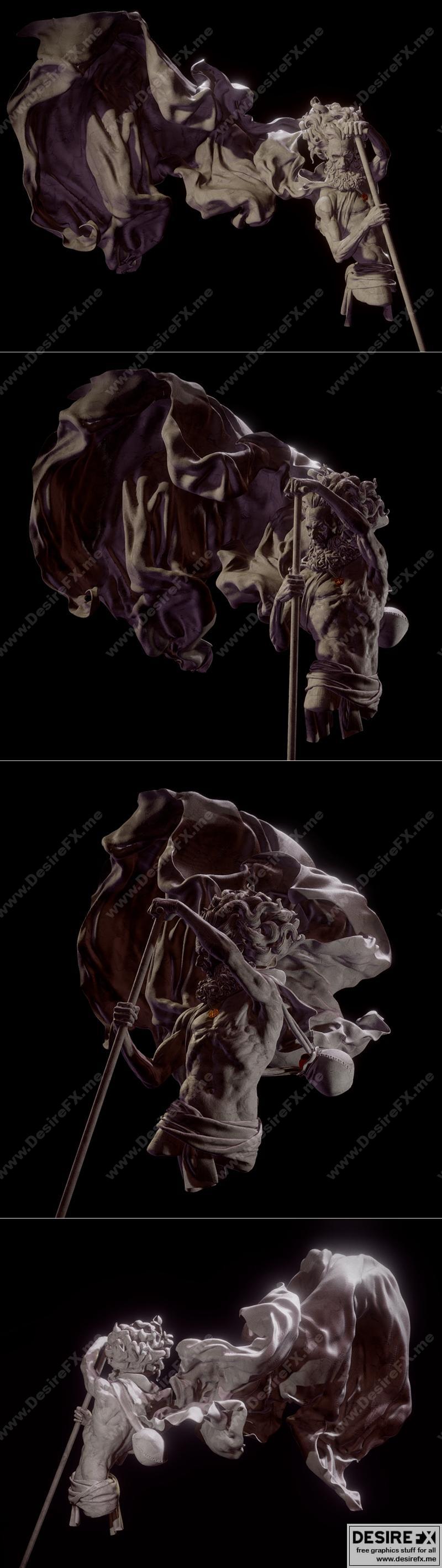 查隆，冥河渡船人——3D打印模型|Charon, ferryman of the Underworld – 3D Print Model STL