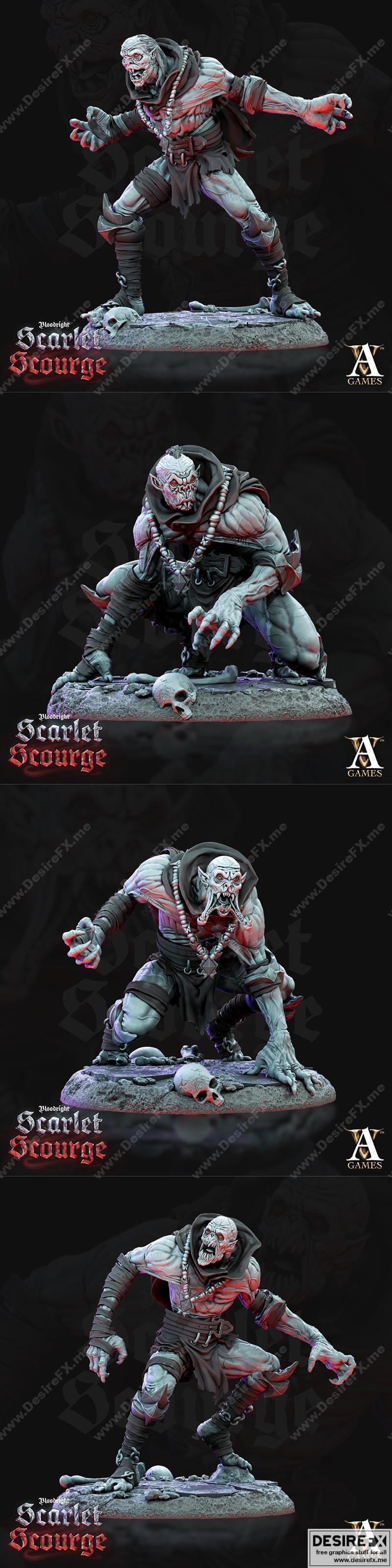 Archvillain Games《觉醒的鬼魂》3D打印模型|Archvillain Games – Awakened Ghouls – 3D Print Model STL