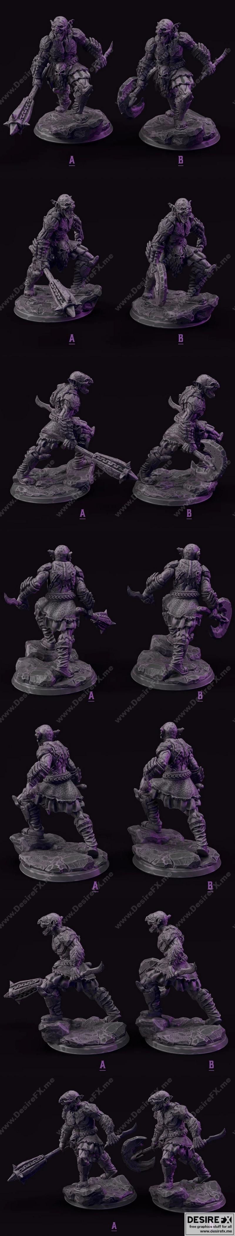 疯狂小怪兽——3D打印模型|Crazy Goblin – 3D Print Model