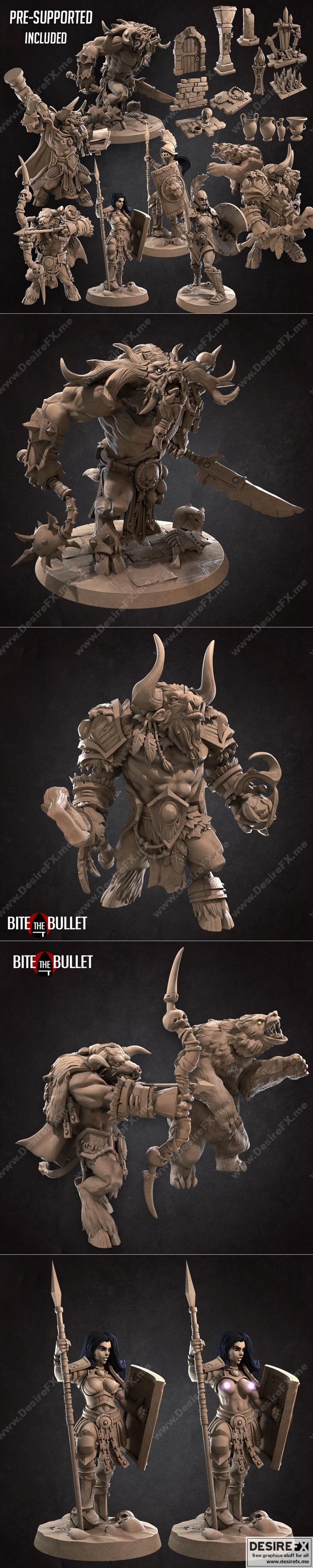 Minotaurs 2021 3D打印模型|Bite the Bullet – Minotaurs January 2021 – 3D Print Model STL