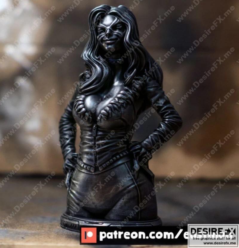 Eastman - 黑猫 - 3D打印模型|Eastman – BlackCat – 3D Print Model STL