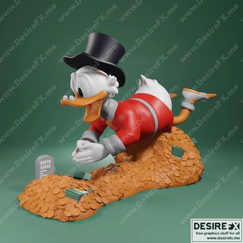 picsou动漫角色3D打印模型|Cults – Picsou Fanart – 3D Print Model STL