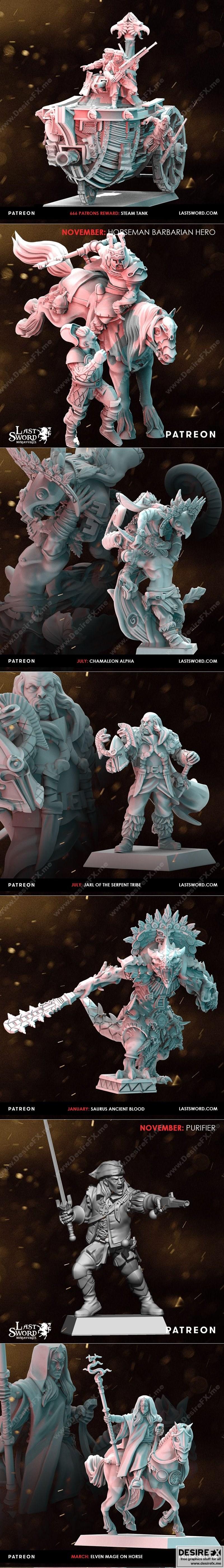 最后之剑 大包装 2021-2022 3D打印模型|Last Sword Big Pack 2021-22 – 3D Print Model STL