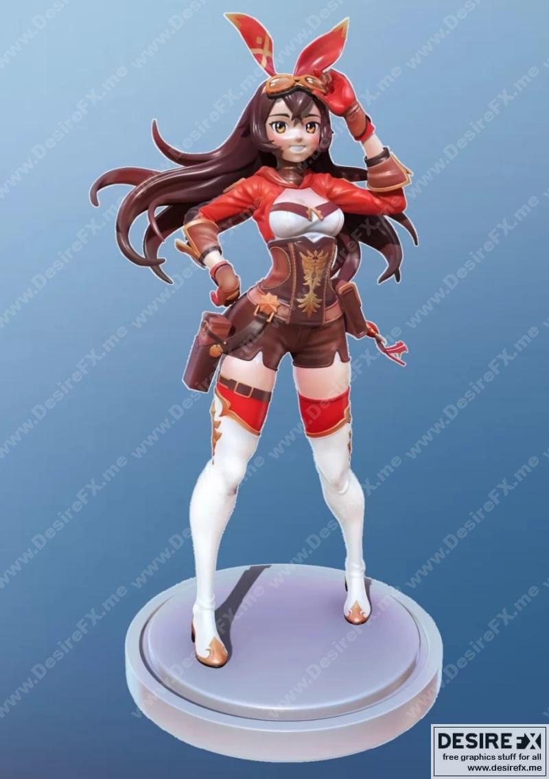 Amber-崩坏：星穹铁道-行秋 3D打印模型|Amber