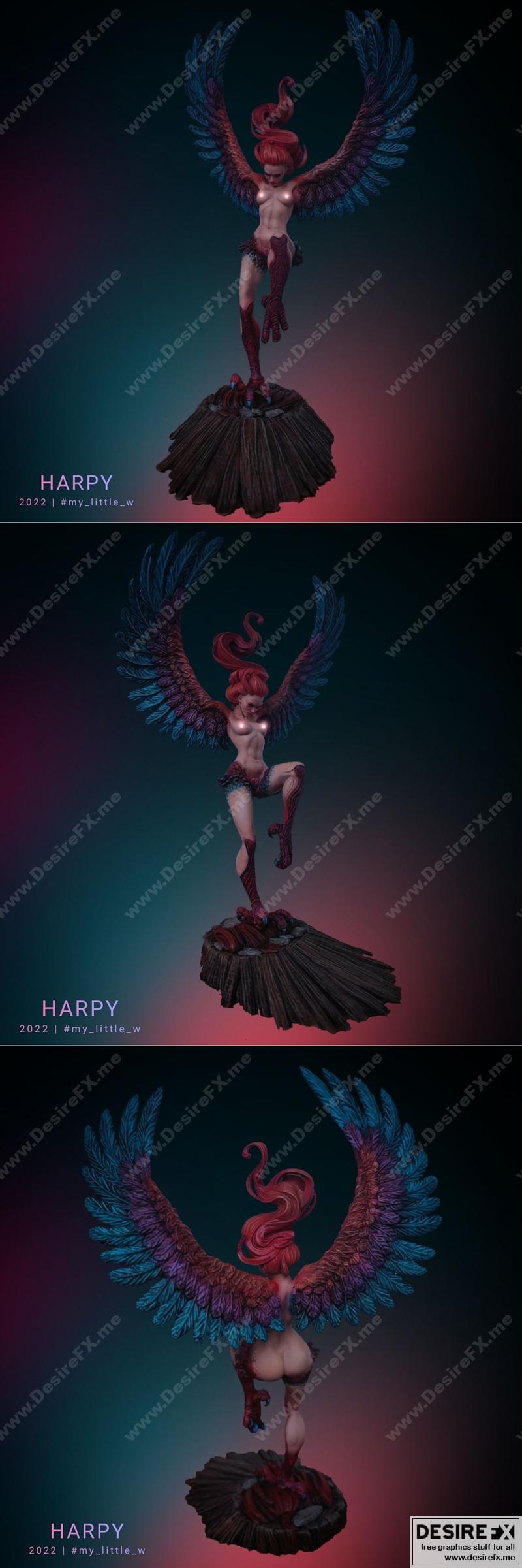 哈皮——3D打印模型|Harpy – 3D Print Model STL