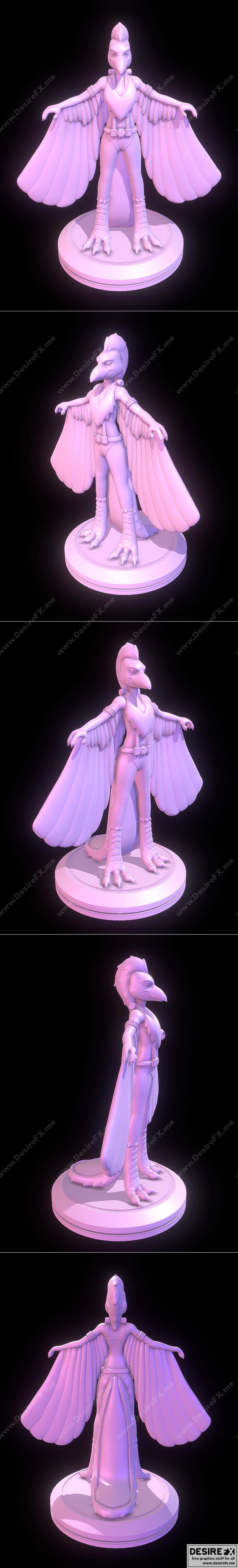 Teryx恐龙机 3D打印模型|Teryx Dinosaucer – 3D Print Model STL